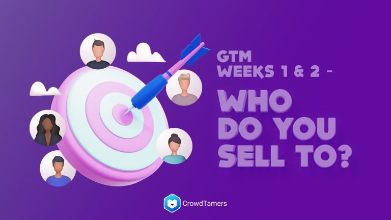GTM Weeks 1 & 2 – Who do you sell to?