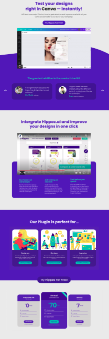 high conversion landing page sample