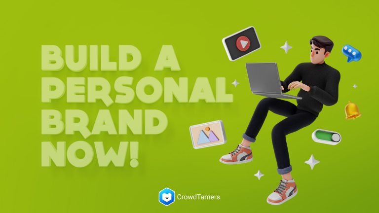 The importance of building a personal brand now. Like right now