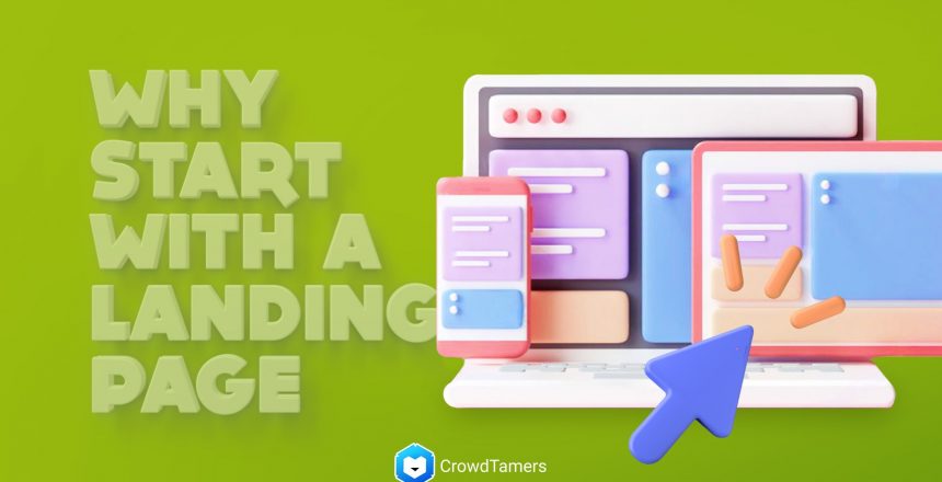 Business tools 101 - why start with a landing page
